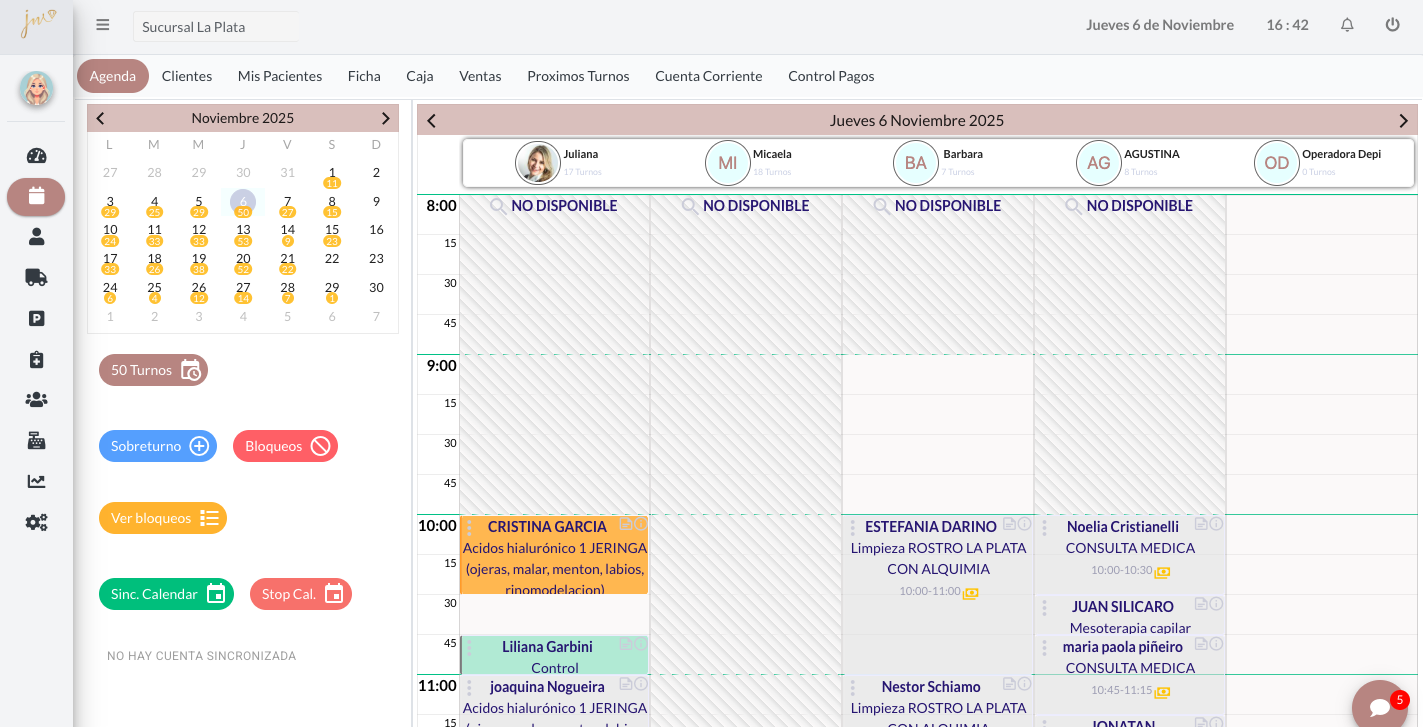 SOFTWARE GESTIÓN - CLÍNICAS MEDICINA ESTÉTICA