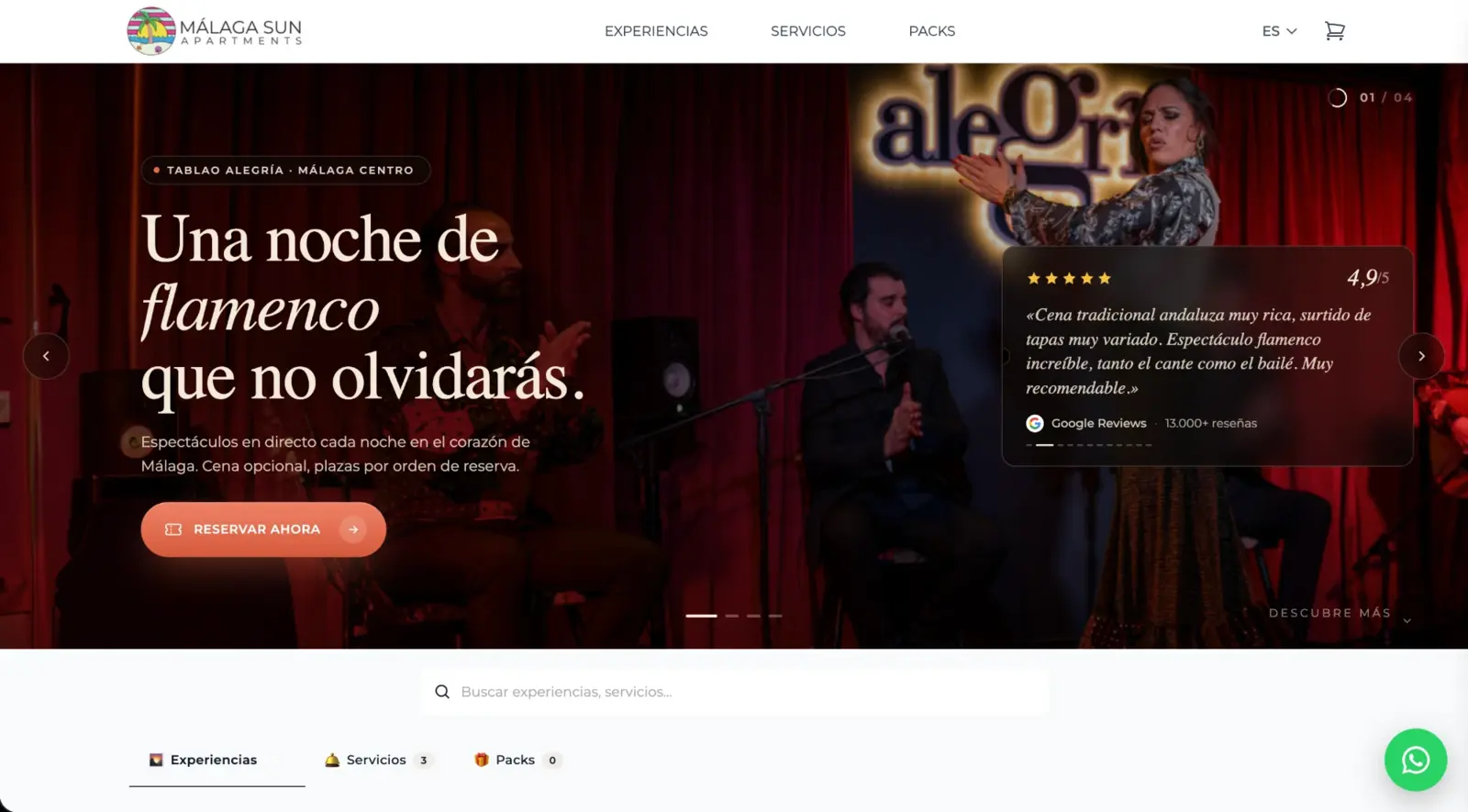 Málaga Sun Group - Portal de Experiencias